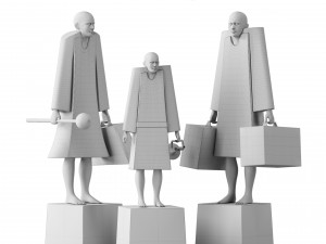 Family sculptures Vol1 3D Модель