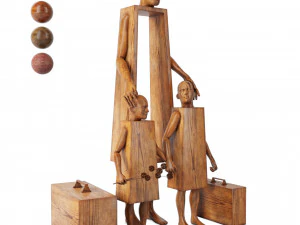 Family sculptures Vol2 3D Model
