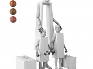 Family sculptures Vol2 3D Model