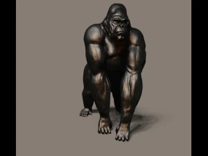 gorilla king kong 3D Print Model