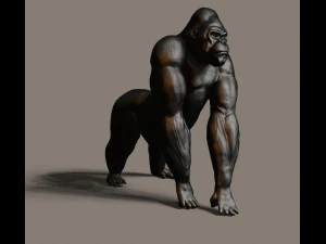 gorilla king kong 3D Print Model