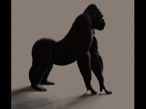 gorilla king kong 3D Print Model