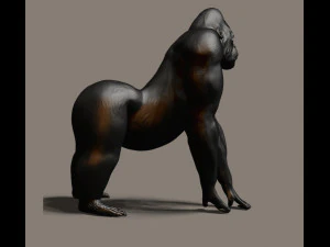 gorilla king kong 3D Print Model
