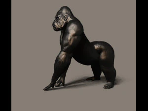 gorilla king kong 3D Print Model