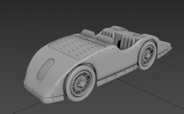 sport car bugatti type 32 3D Модель .c4d .max .obj .3ds .fbx .stl .blend 