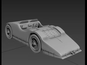 sport car bugatti type 32 3D Model