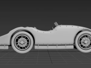 sport car bugatti type 32 3D Model