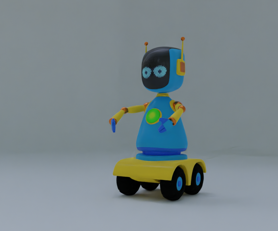 Scoopy personagem Léo o Caminhao brinquedo impressão 3D