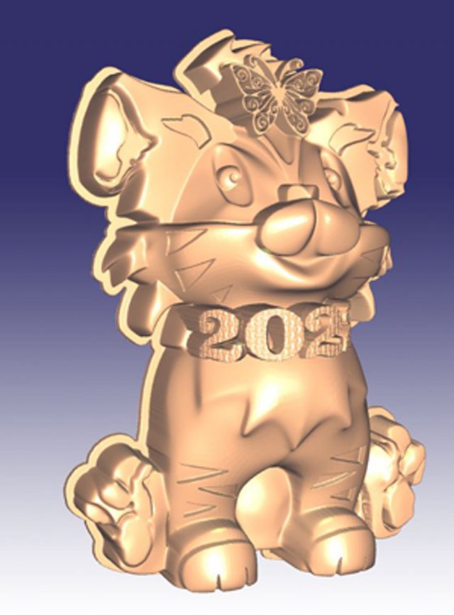 tiger2022 Modelo 3D .c4d .max .obj .3ds .fbx .stl .blend 