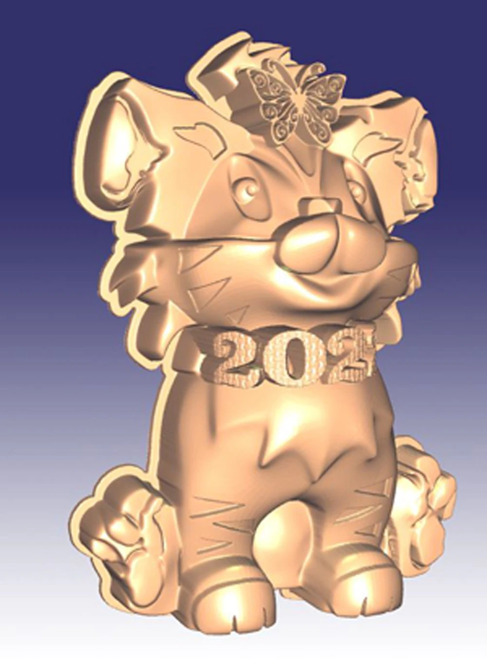 tiger2022 3D Model .c4d .max .obj .3ds .fbx .stl .blend 