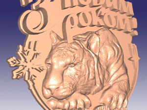 тигр юа 3D Модель