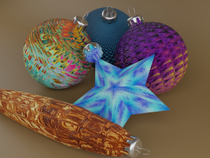 christmas decorations Model 3D