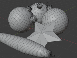 christmas decorations 3D Model