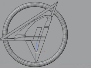 SU aircraft logo 3D Model
