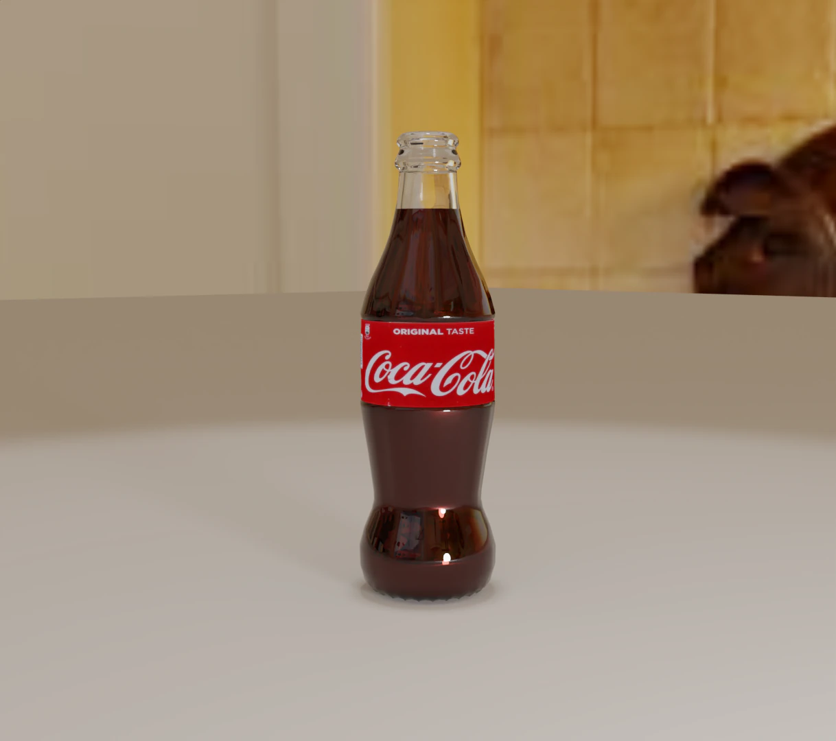 ボトルコーラ 3Dモデル .c4d .max .obj .3ds .fbx .stl .blend 