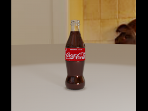 bottle coke Model 3D