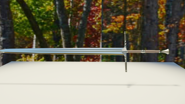 Sword 3D Модель .c4d .max .obj .3ds .fbx .stl .blend 