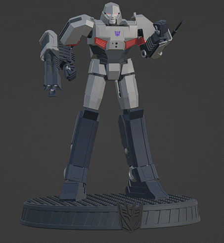 Megatron 3D printmodel .c4d .max .obj .3ds .fbx .stl .blend 