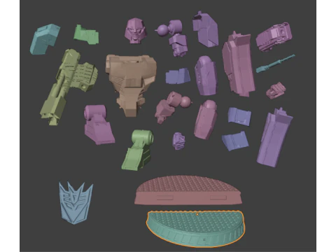 Megatron 3D printmodel