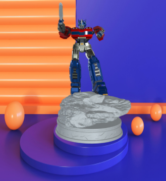 オプティマスプライム 3Dプリントモデル .c4d .max .obj .3ds .fbx .stl .blend 