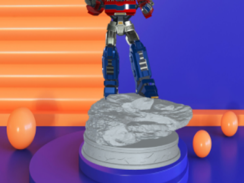 Оптимус Прайм 3D Принт Модель