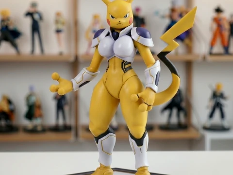 Mewchu 3D Print Model