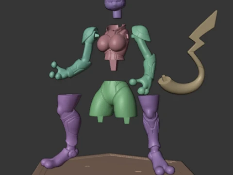 Mewchu 3D Print Model