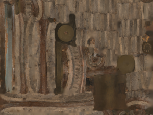 Rusty machine of the 18th century Modello 3D
