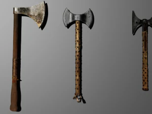 3 Modelle verschiedener Achsentypen 3D Modell