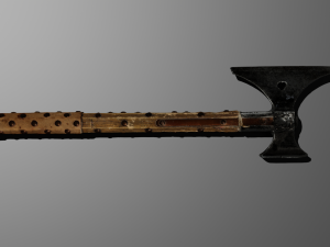 3 models of different types of axes 3D Model