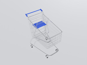 shopping cart 3D मॉडल