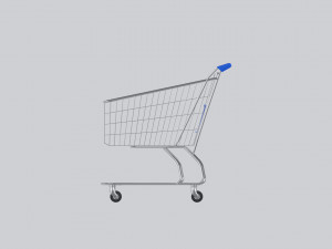 shopping cart 3D मॉडल