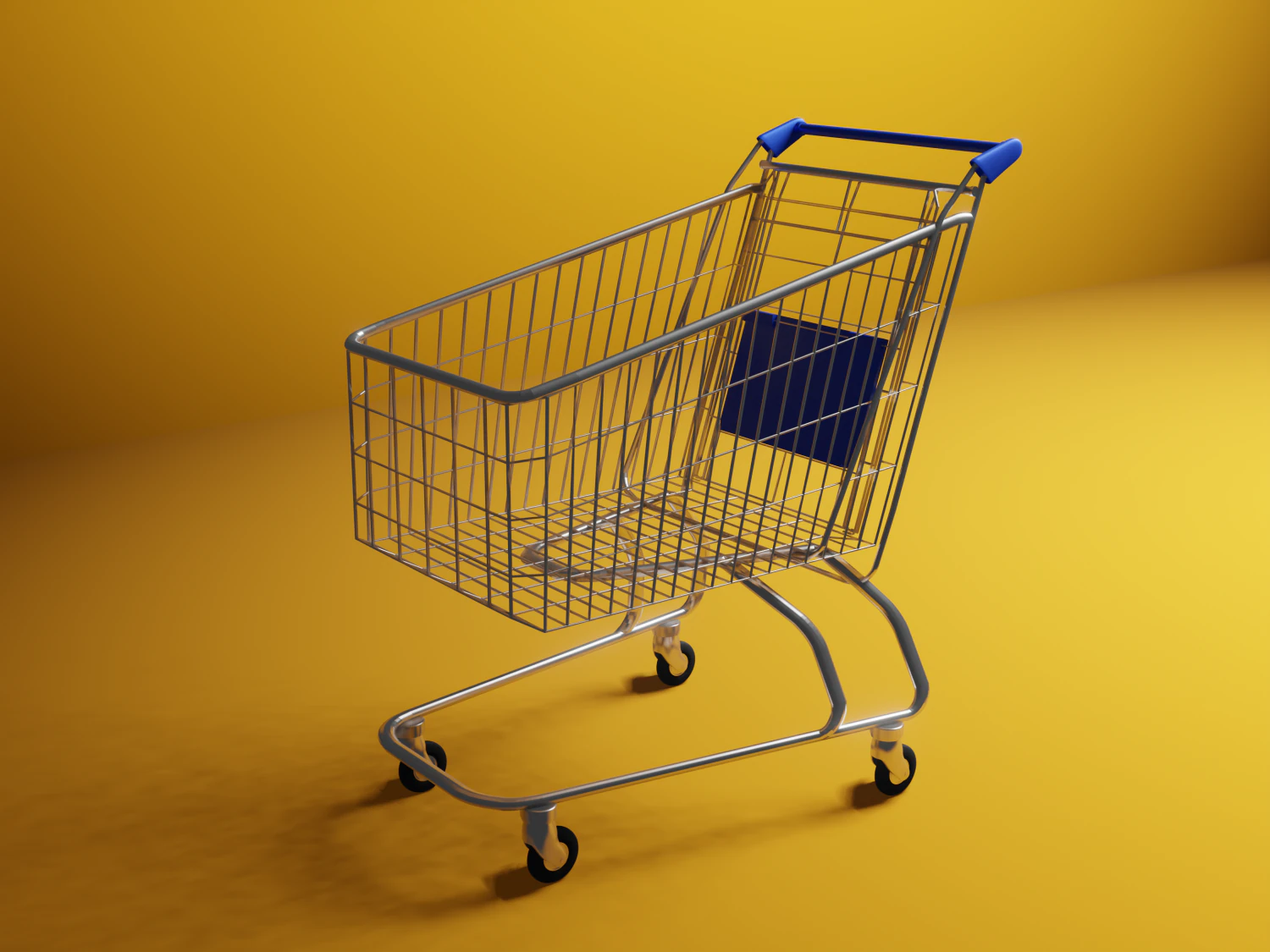 shopping cart 3D Model .c4d .max .obj .3ds .fbx .stl .blend 
