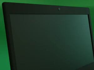 old type detailed laptop 3D Model