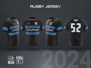 RUGBY JERSEY 3D 模型