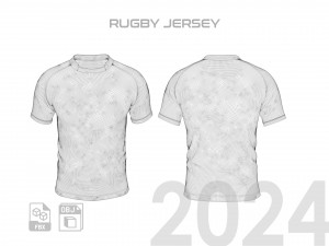 RUGBY JERSEY 3D 模型