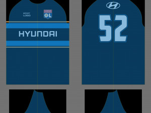 RUGBY JERSEY 3D 模型