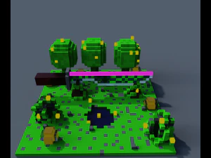 a sword on a stand 3D Model