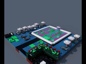 swimming pool 3D 模型