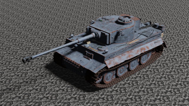 tanque Modelo 3D .c4d .max .obj .3ds .fbx .stl .blend 