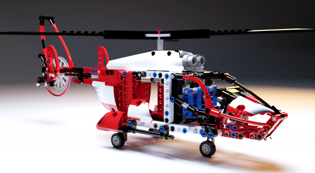 Toy helicopter 3D-Modell .c4d .max .obj .3ds .fbx .stl .blend 