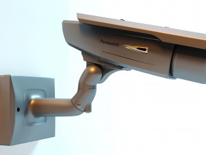 Surveillance Camera Panasonic CW380 3D 3D Model