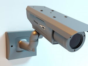 Surveillance Camera Panasonic CW380 3D Modelo 3D