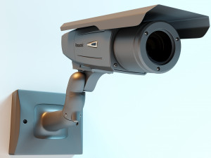 Surveillance Camera Panasonic CW380 3D Modelo 3D