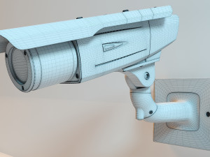 Surveillance Camera Panasonic CW380 3D Modelo 3D