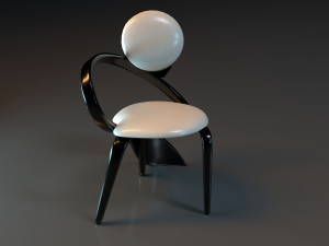 Table with chairs More Batoidea 3Dモデル