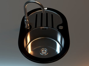 Tap for the kitchen 3D-Modell
