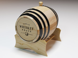 Whiskey barrel 3D Модель