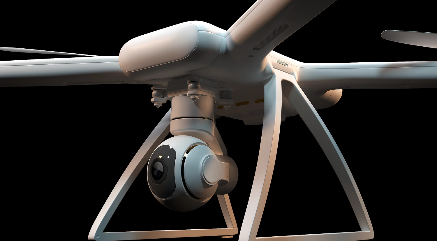 Drone Modello 3D .c4d .max .obj .3ds .fbx .stl .blend 