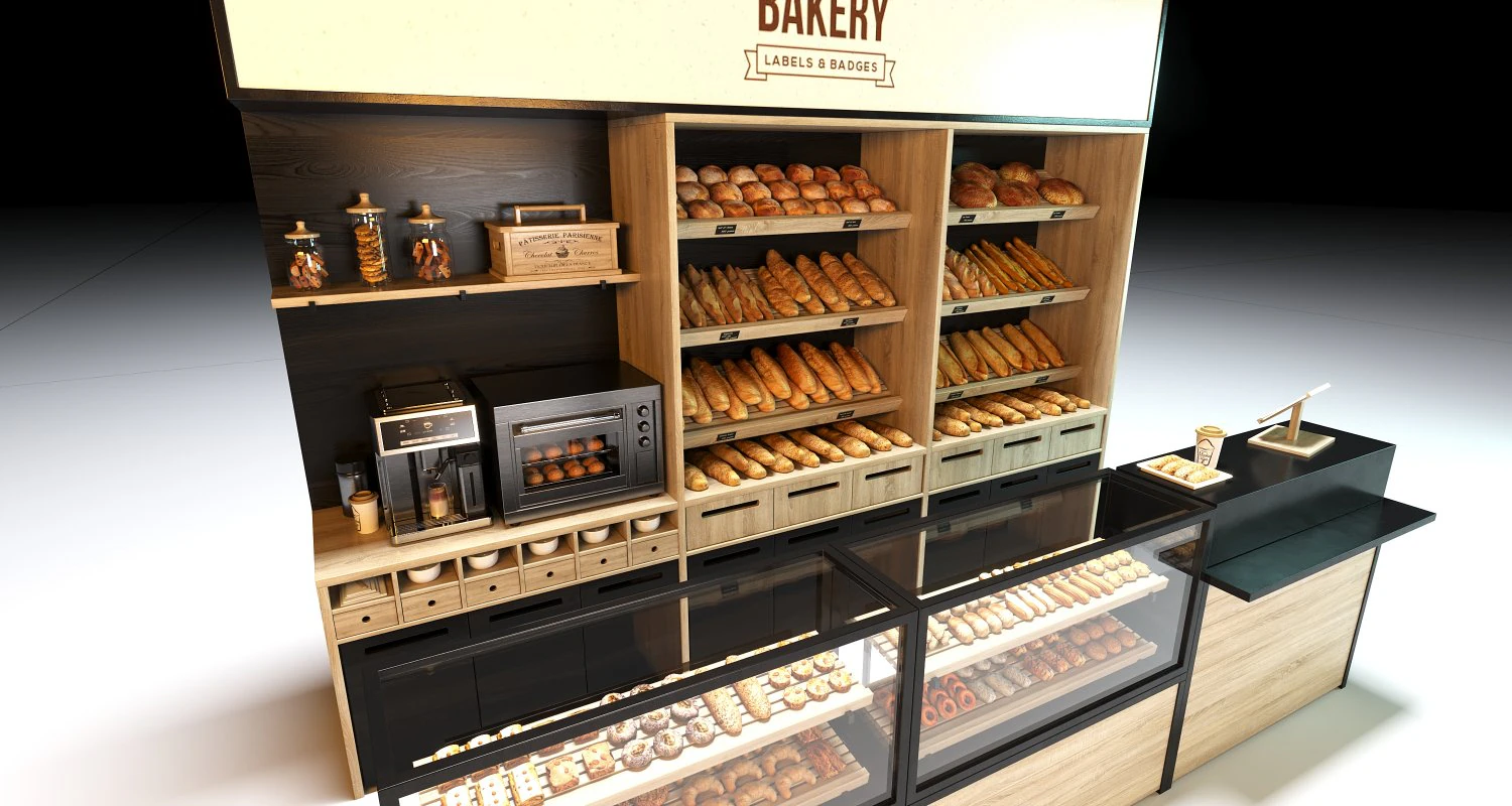 Bakery 3D Model .c4d .max .obj .3ds .fbx .stl .blend 